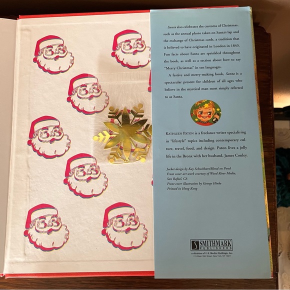 SANTA Hardcover Book, Kathleen Paton Collectible Christmas Poetry Illustrations - Picture 13 of 16